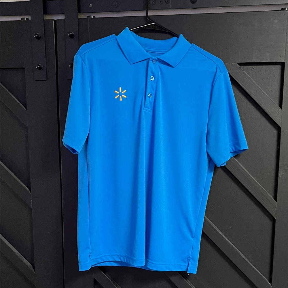Blue Walmart Polo Shirt
